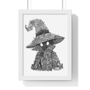 VIVI BLACK & WHITE FRAMED POSTER VIVI BLACK & WHITE FRAMED POSTER