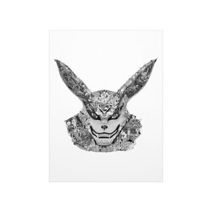 KURAMA BLACK & WHITE POSTER KURAMA BLACK & WHITE POSTER