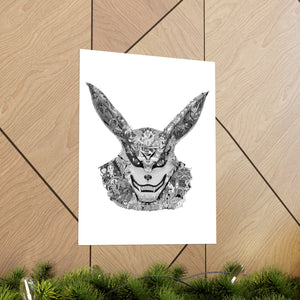 KURAMA BLACK & WHITE POSTER KURAMA BLACK & WHITE POSTER