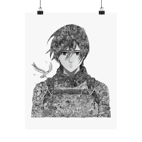 MIKASA BLACK & WHITE POSTER MIKASA BLACK & WHITE POSTER
