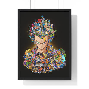GOGETA COLOR FRAMED POSTER GOGETA COLOR FRAMED POSTER