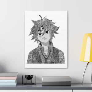 MELIODAS BLACK & WHITE CANVAS MELIODAS BLACK & WHITE CANVAS