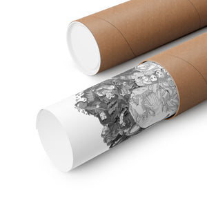 VEGETA SSJ4 BLACK & WHITE POSTER VEGETA SSJ4 BLACK & WHITE POSTER