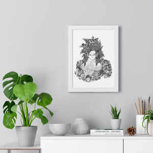 GOKU SSJ4 BLACK & WHITE FRAMED POSTER GOKU SSJ4 BLACK & WHITE FRAMED POSTER