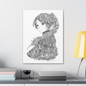 FRIEREN BLACK & WHITE CANVAS FRIEREN BLACK & WHITE CANVAS