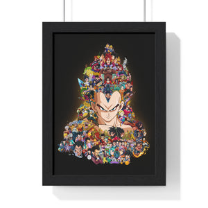 VEGETA SSJ4 COLOR FRAMED POSTER VEGETA SSJ4 COLOR FRAMED POSTER