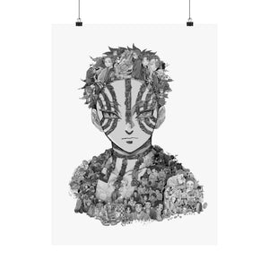 AKAZA BLACK & WHITE POSTER AKAZA BLACK & WHITE POSTER