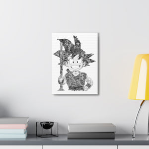 KID GOKU BLACK & WHITE CANVAS KID GOKU BLACK & WHITE CANVAS