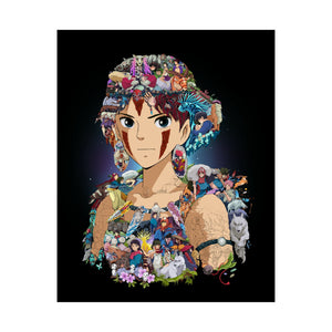 PRINCESS MONONOKE COLOR POSTER PRINCESS MONONOKE COLOR POSTER