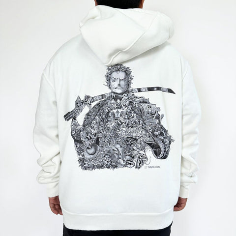ZORO BLACK & WHITE HOODIE (Ship from Viet Nam) ZORO BLACK & WHITE HOODIE (Ship from Viet Nam)
