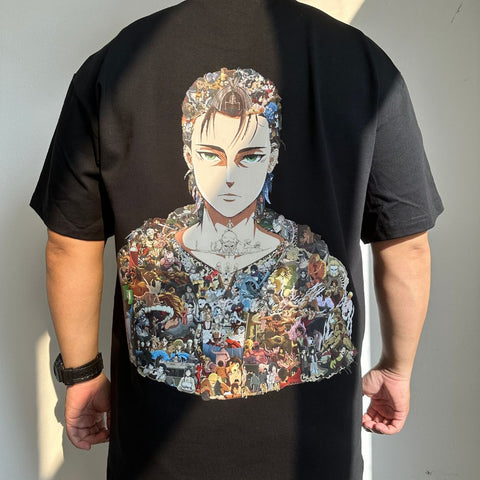 EREN YEAGER COLOR PREMIUM T-SHIRT (Art on back - Ship from Viet Nam) EREN YEAGER COLOR PREMIUM T-SHIRT (Art on back - Ship from Viet Nam)