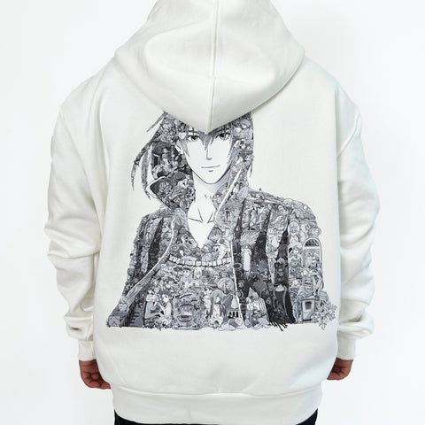 HOWL BLACK & WHITE HOODIE (Ship from Viet Nam) HOWL BLACK & WHITE HOODIE (Ship from Viet Nam)