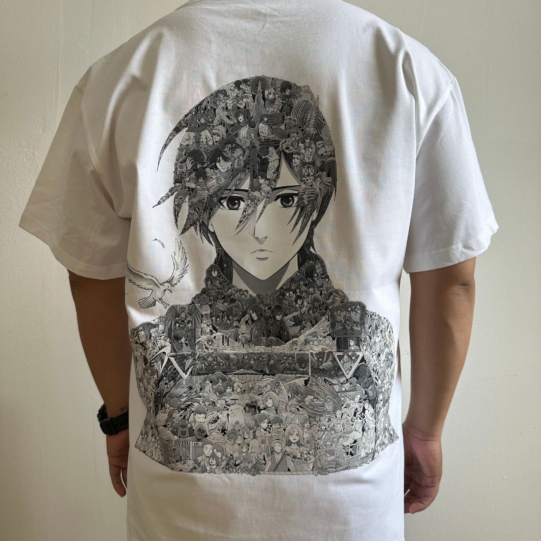 MIKASA PREMIUM T-SHIRT (Art on back - Ship from Viet Nam)