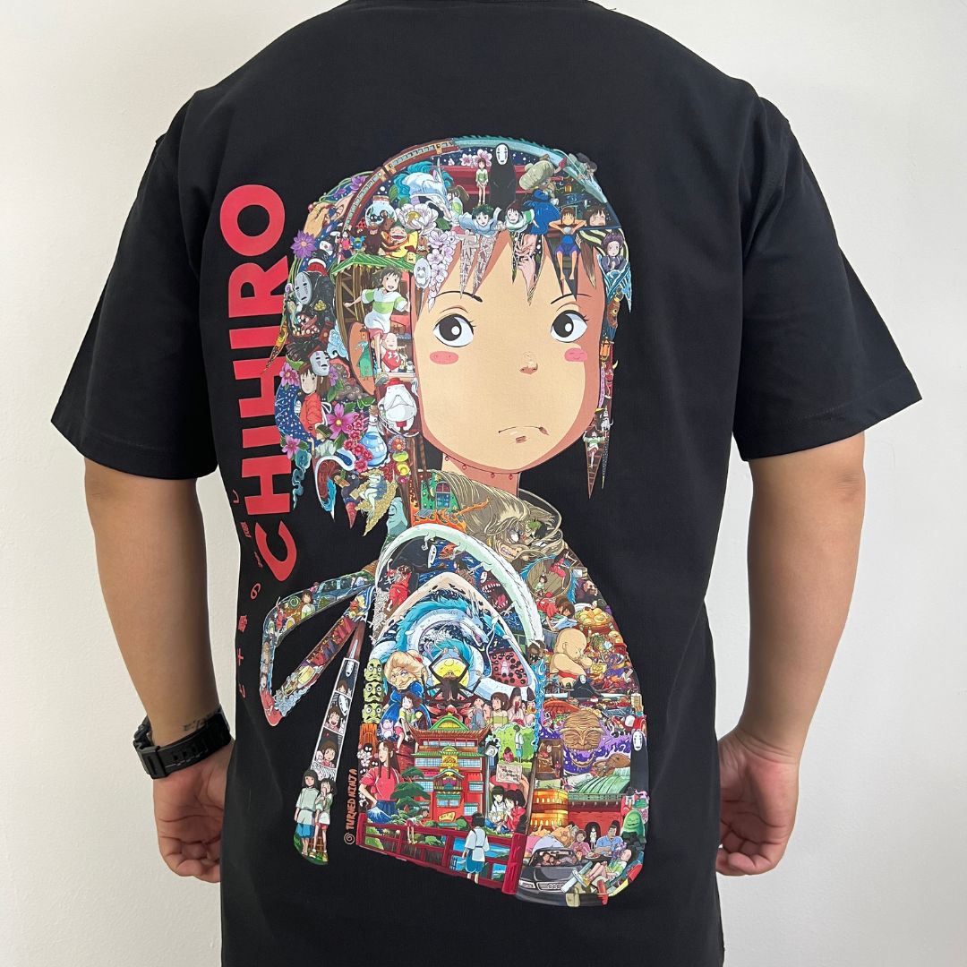 CHIHIRO COLOR PREMIUM T-SHIRT (Art on back - Ship from Viet Nam)