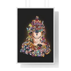 VEGETA SSJ4 COLOR FRAMED POSTER VEGETA SSJ4 COLOR FRAMED POSTER