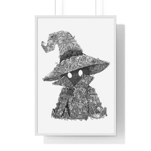 VIVI BLACK & WHITE FRAMED POSTER VIVI BLACK & WHITE FRAMED POSTER
