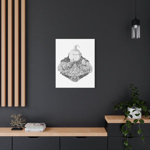 FAT BUU BLACK & WHITE CANVAS FAT BUU BLACK & WHITE CANVAS