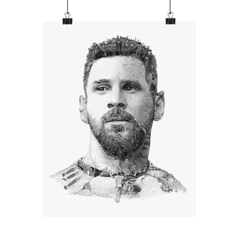 MESSI 2023 BLACK & WHITE POSTER MESSI 2023 BLACK & WHITE POSTER