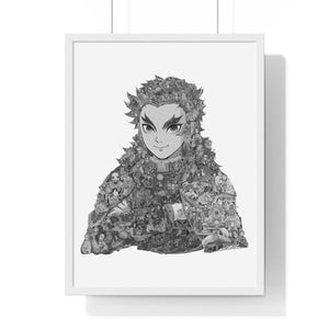 RENGOKU BLACK & WHITE FRAMED POSTER RENGOKU BLACK & WHITE FRAMED POSTER