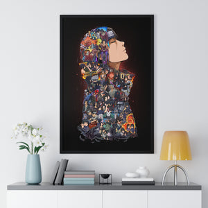 ITACHI (RAIN) COLOR FRAMED POSTER ITACHI (RAIN) COLOR FRAMED POSTER