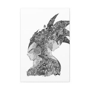 GOKU VEGETA BLACK & WHITE CANVAS (Clean ver) GOKU VEGETA BLACK & WHITE CANVAS (Clean ver)