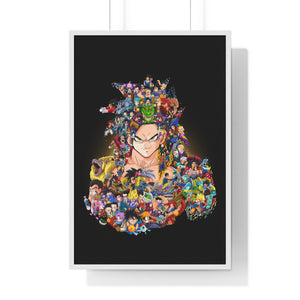 GOKU SSJ4 COLOR FRAMED POSTER GOKU SSJ4 COLOR FRAMED POSTER