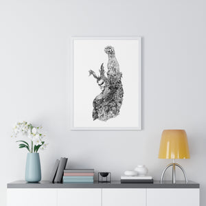 ALL MIGHT BLACK & WHITE FRAMED POSTER ALL MIGHT BLACK & WHITE FRAMED POSTER