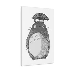 TOTORO BLACK & WHITE CANVAS TOTORO BLACK & WHITE CANVAS