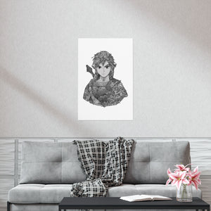 LINK BLACK & WHITE POSTER LINK BLACK & WHITE POSTER