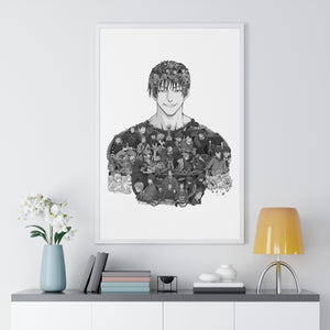 TOJI BLACK & WHITE FRAMED POSTER TOJI BLACK & WHITE FRAMED POSTER