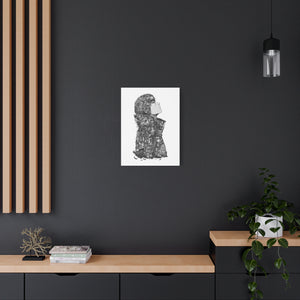 ITACHI (RAIN) BLACK & WHITE CANVAS ITACHI (RAIN) BLACK & WHITE CANVAS