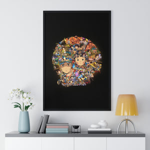 GRAVE OF THE FIREFLIES COLOR FRAMED POSTER GRAVE OF THE FIREFLIES COLOR FRAMED POSTER