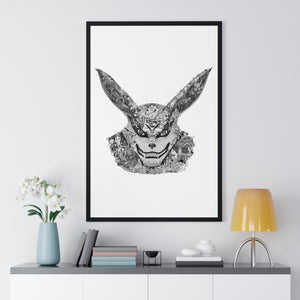 KURAMA BLACK & WHITE FRAMED POSTER KURAMA BLACK & WHITE FRAMED POSTER