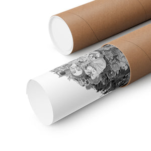 AKAZA BLACK & WHITE POSTER AKAZA BLACK & WHITE POSTER