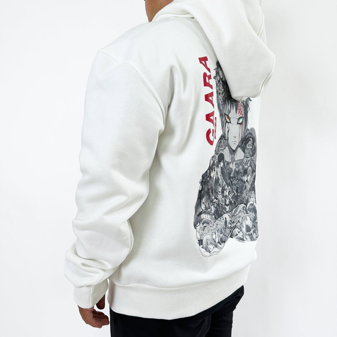 GAARA BLACK & WHITE HOODIE (Ship from Viet Nam)