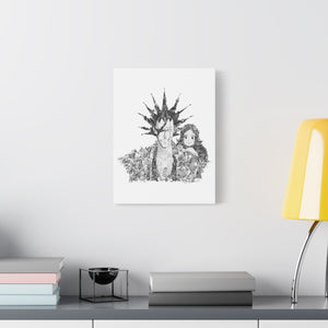 KENPACHI BLACK & WHITE CANVAS KENPACHI BLACK & WHITE CANVAS