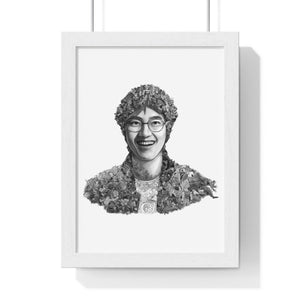 AKIRA TORIYAMA BLACK & WHITE FRAMED POSTER AKIRA TORIYAMA BLACK & WHITE FRAMED POSTER