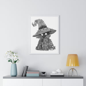 VIVI BLACK & WHITE FRAMED POSTER VIVI BLACK & WHITE FRAMED POSTER