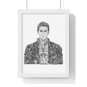 ERWIN BLACK & WHITE FRAMED POSTER ERWIN BLACK & WHITE FRAMED POSTER