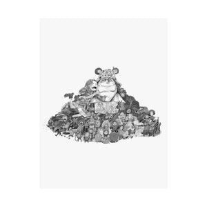 KUMA BLACK & WHITE POSTER KUMA BLACK & WHITE POSTER