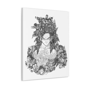 GOKU SSJ4 BLACK & WHITE CANVAS GOKU SSJ4 BLACK & WHITE CANVAS