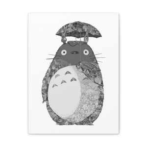 TOTORO BLACK & WHITE CANVAS TOTORO BLACK & WHITE CANVAS