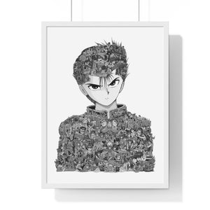 YUSUKE BLACK & WHITE FRAMED POSTER YUSUKE BLACK & WHITE FRAMED POSTER