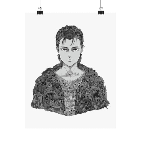 EREN YEAGER BLACK & WHITE POSTER EREN YEAGER BLACK & WHITE POSTER