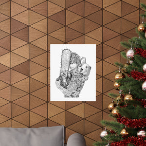 DENJI BLACK & WHITE POSTER DENJI BLACK & WHITE POSTER