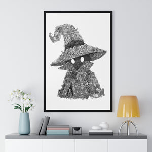 VIVI BLACK & WHITE FRAMED POSTER VIVI BLACK & WHITE FRAMED POSTER