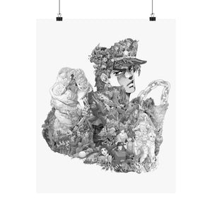 JOTARO BLACK & WHITE POSTER JOTARO BLACK & WHITE POSTER