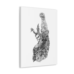 ALL MIGHT BLACK & WHITE CANVAS ALL MIGHT BLACK & WHITE CANVAS