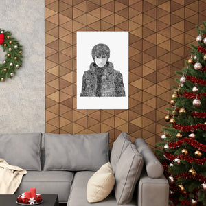 MIGHT GUY BLACK & WHITE POSTER MIGHT GUY BLACK & WHITE POSTER