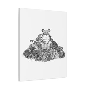 KUMA BLACK & WHITE CANVAS KUMA BLACK & WHITE CANVAS